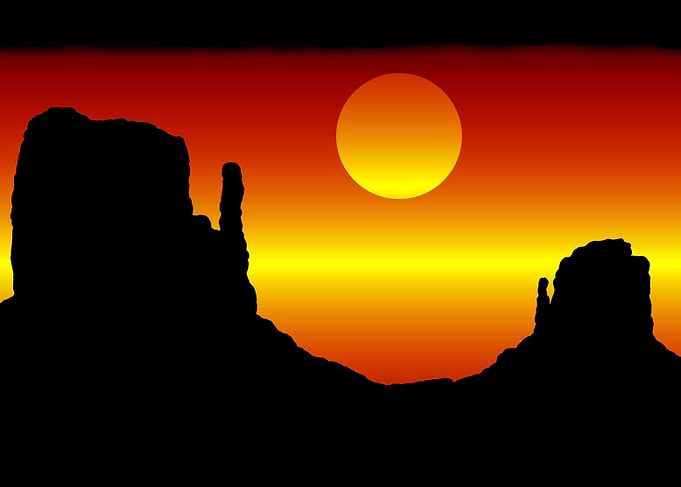 Monument Valley sunset