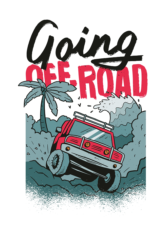 GOING OFF ROAD TRUCK