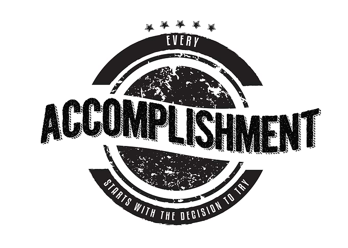Every accomplishment