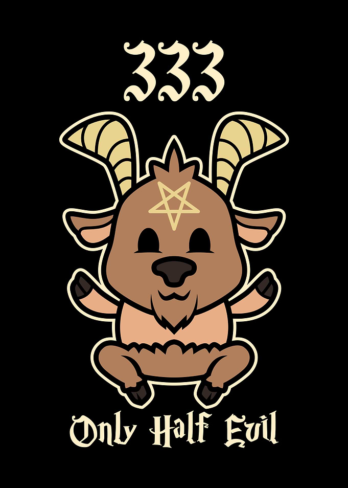 Occult Goat Only Half Evil