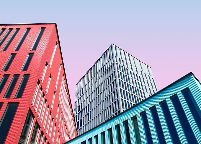 Three buildings