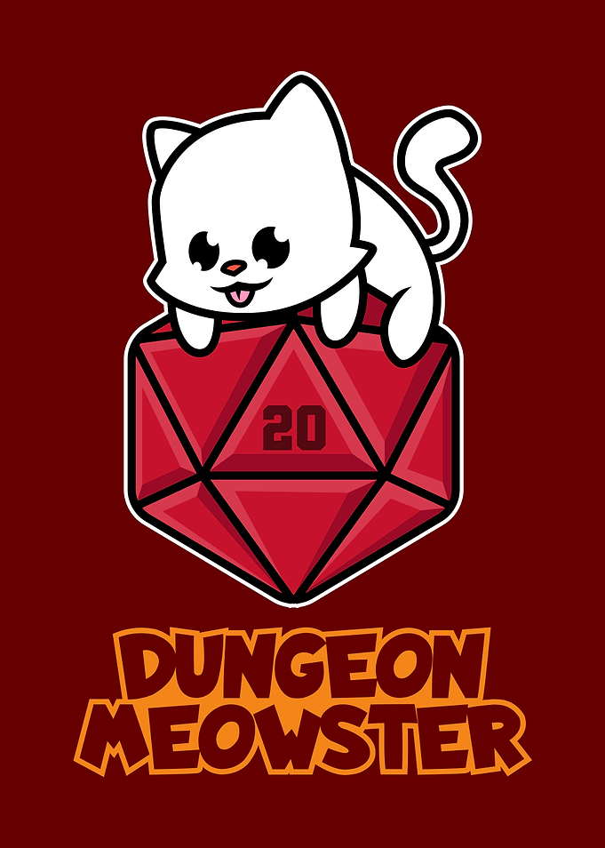Pen And Paper Dungeon Cat