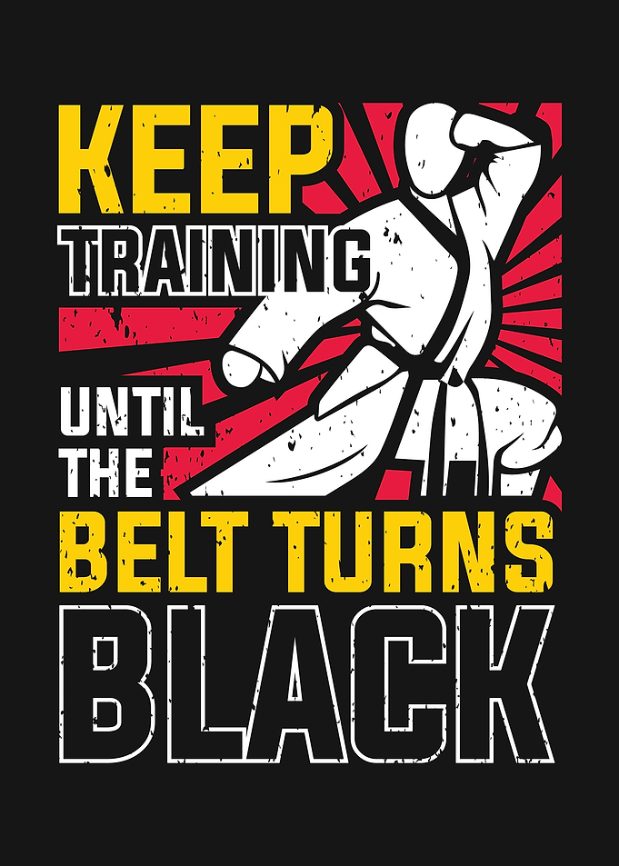 Karate Black Belt Design
