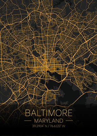Baltimore Maryland Citymap