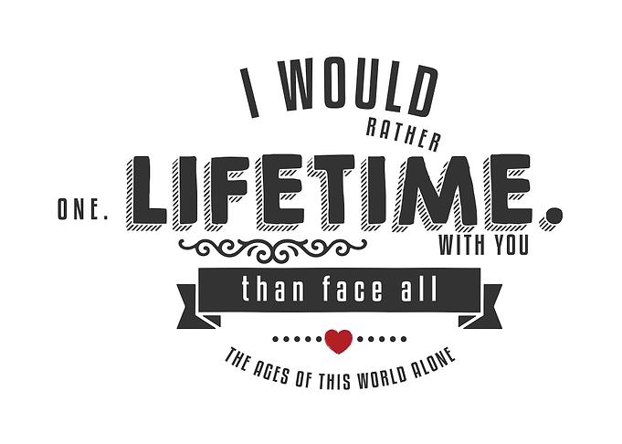 spend one lifetime