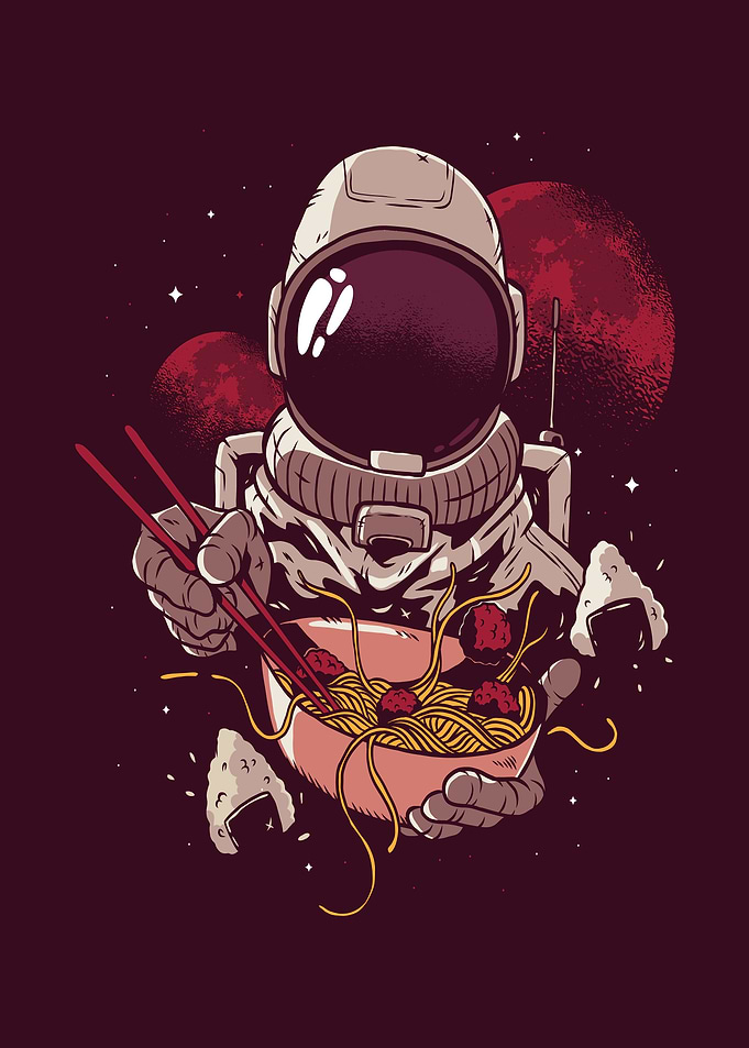 RAMEN ASTRONAUT SPACE