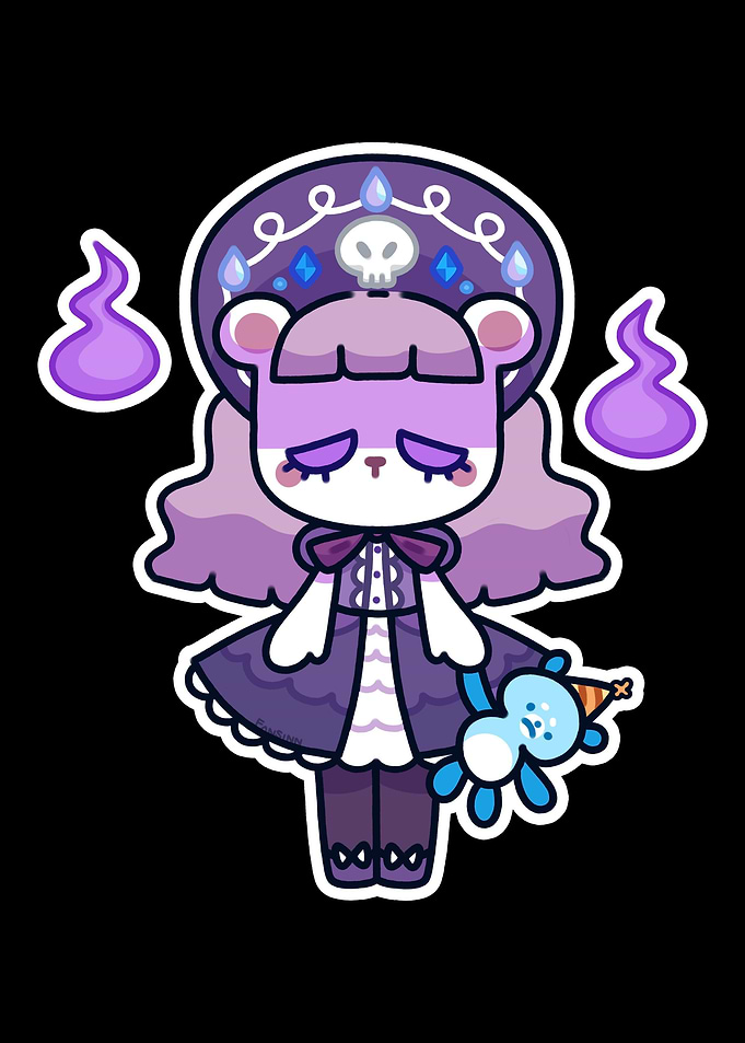 Bear Dress creepy witch Ha