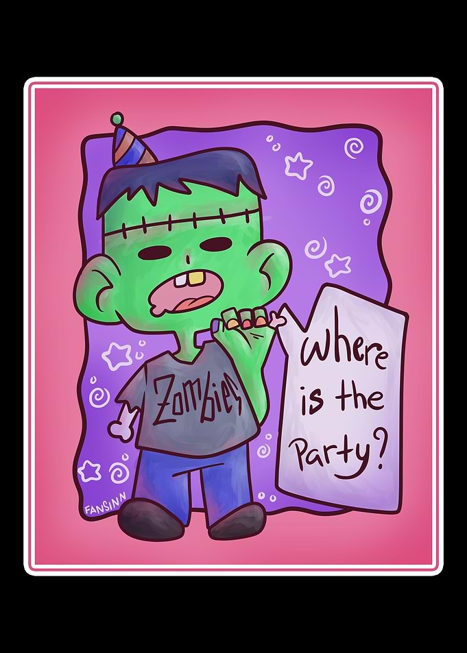Zombie Halloween Party Hor