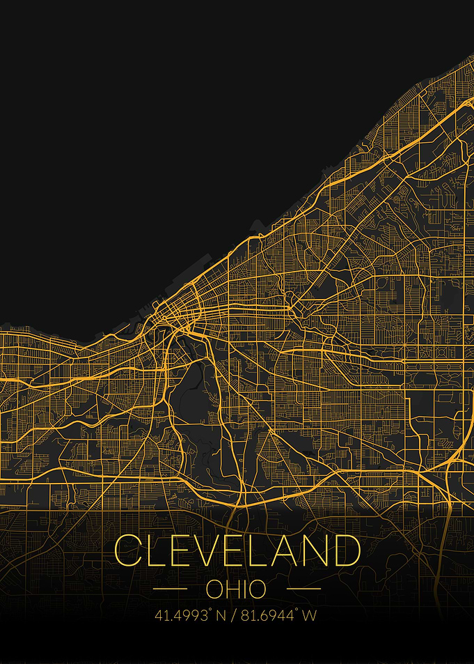 Cleveland Ohio Citymap