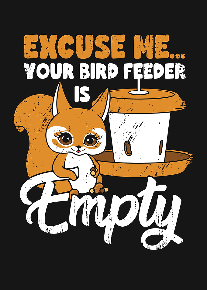 Funny Squirrel Design
