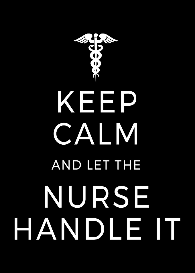 Keep Calm Let The Nurse