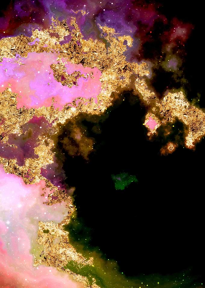 100 Starry Nebula in Space