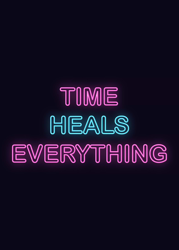 Neon Motivation Quote