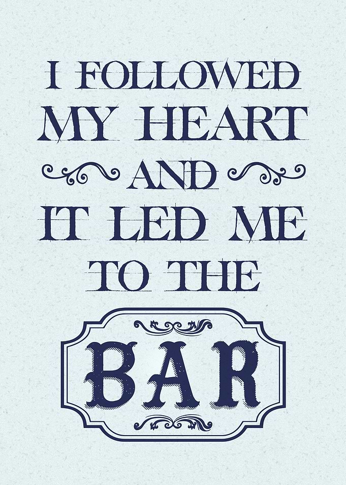 Funny Bar Poster