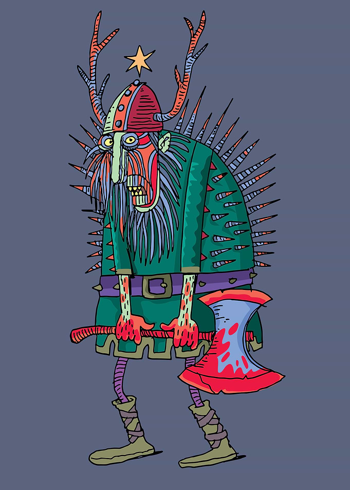 crazy viking