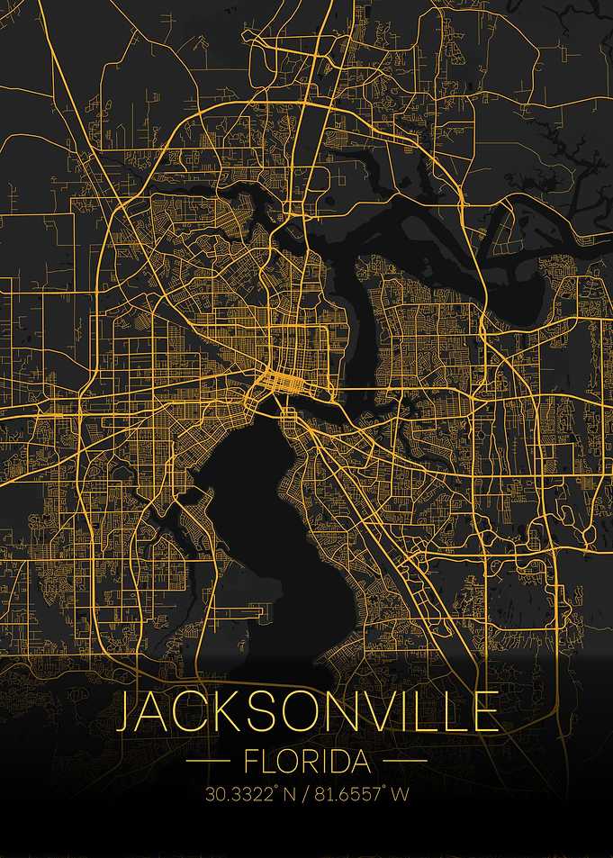 Jacksonville Florida Map