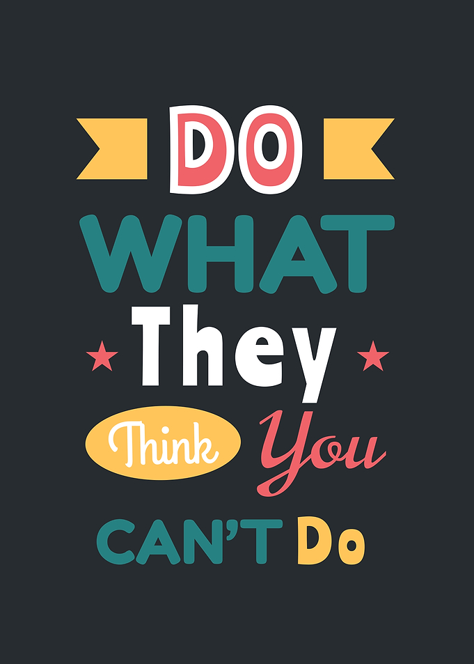 Do It Vintage Quote Black
