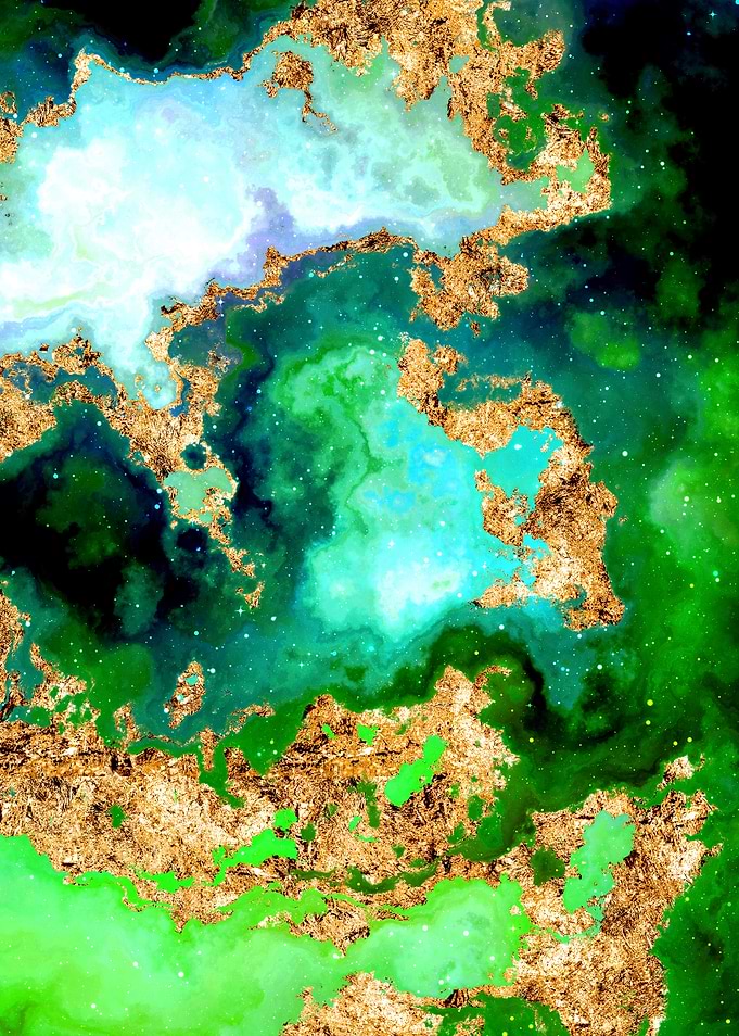 100 Starry Nebula in Space
