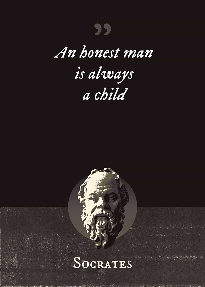 An honest man is always