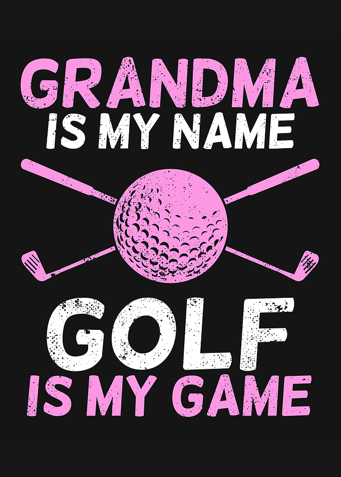 Golfing Grandmother Design
