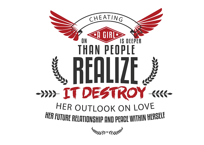 Cheating on a girl