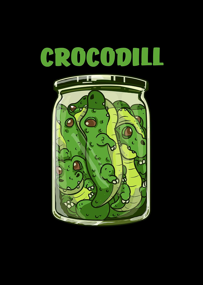 Funny Crocodile Crocodille