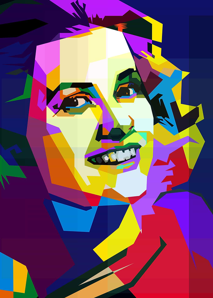 Grace Kelly Pop Art WPAP