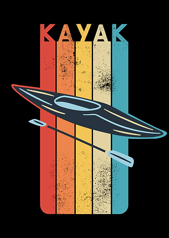 Vintage Kayaking Gift