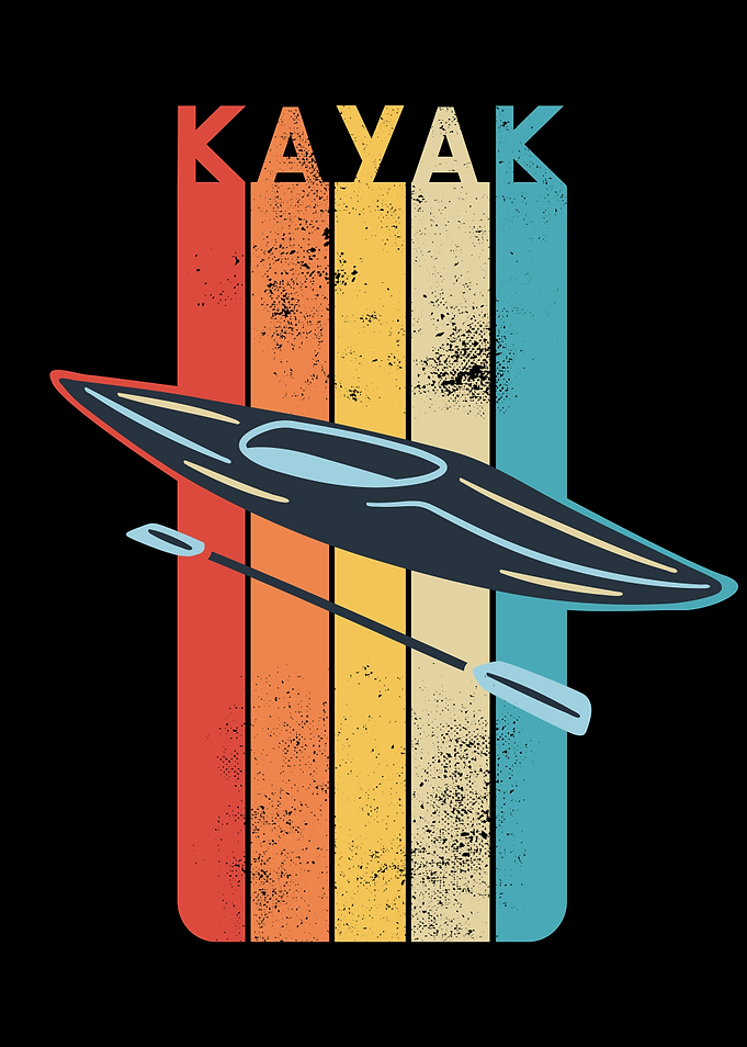 Vintage Kayaking Gift