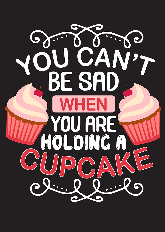 Holding Cupcake