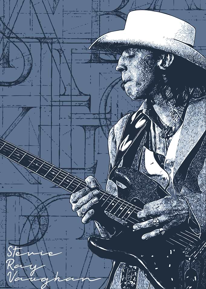 Stevie Ray Vaughan Artwork