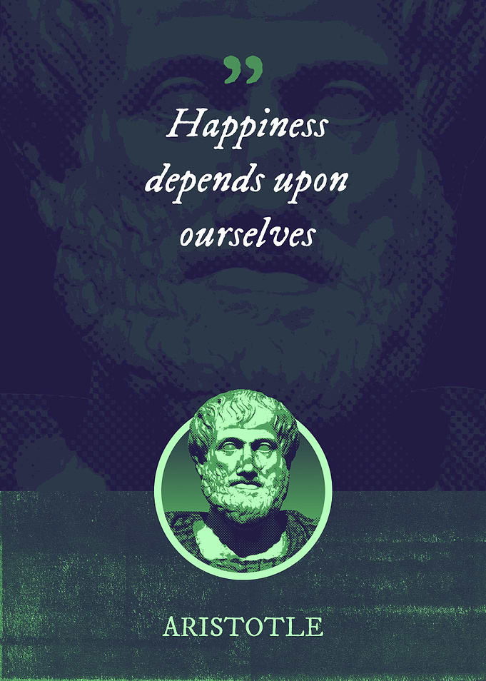 Happiness depends upon