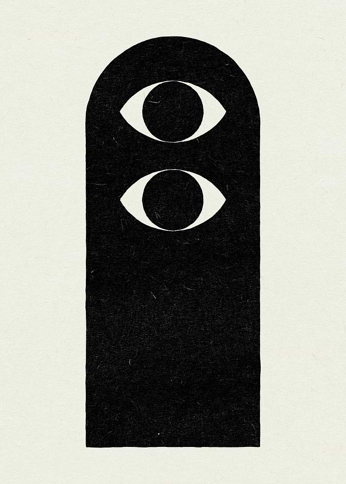 Person with eyes