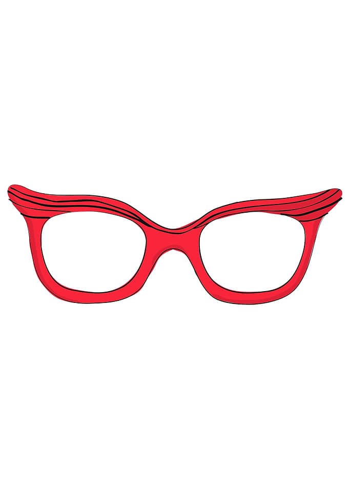 Red Cateye Glasses