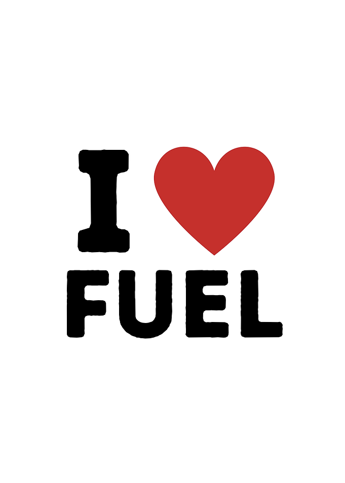 I Love Fuel Simple Heart
