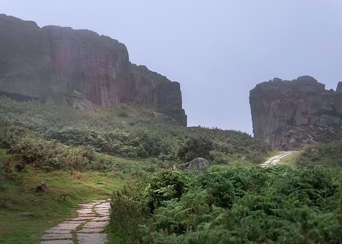 Ilkley Moor Landscape