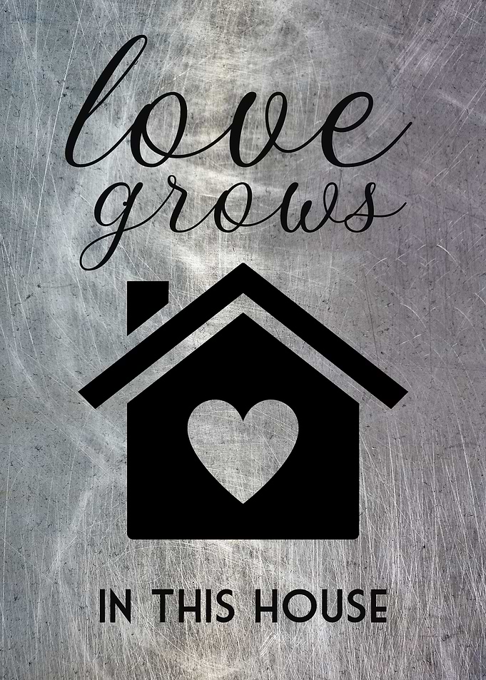 LOVE GROWS METALLIC