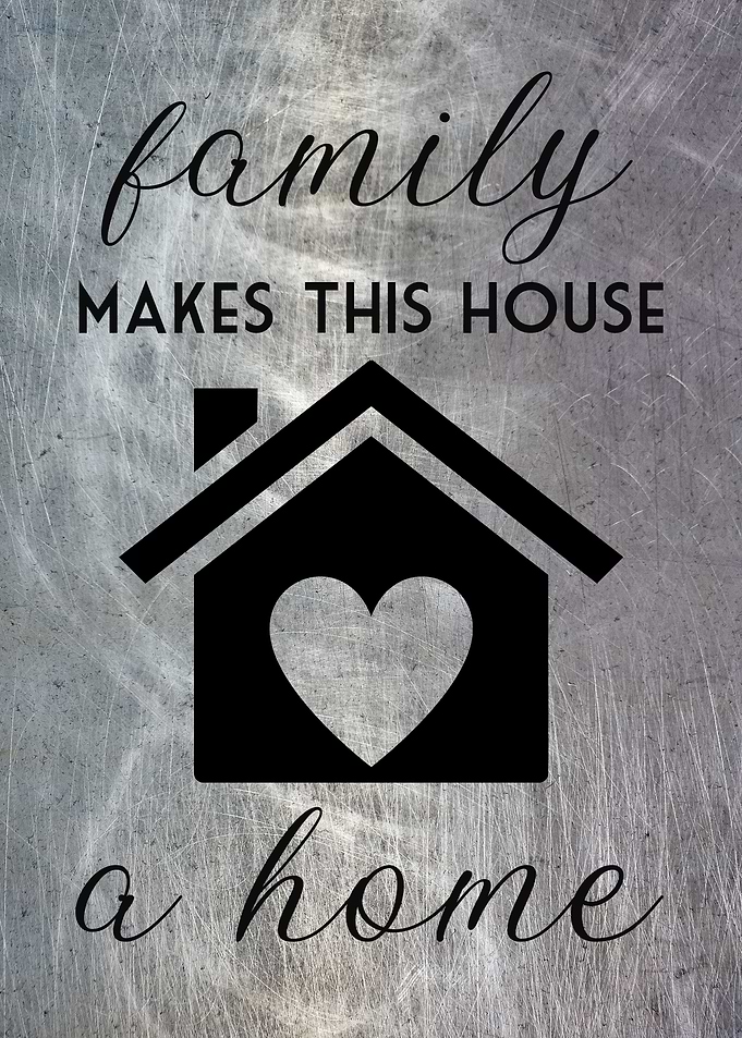 FAMILY METALLIC HEART