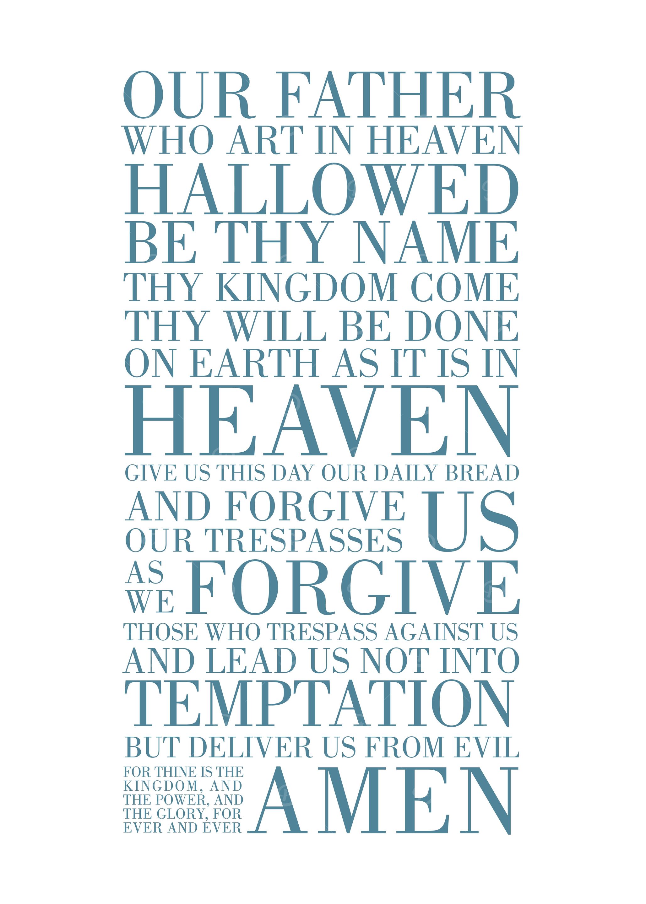 The Lords Prayer