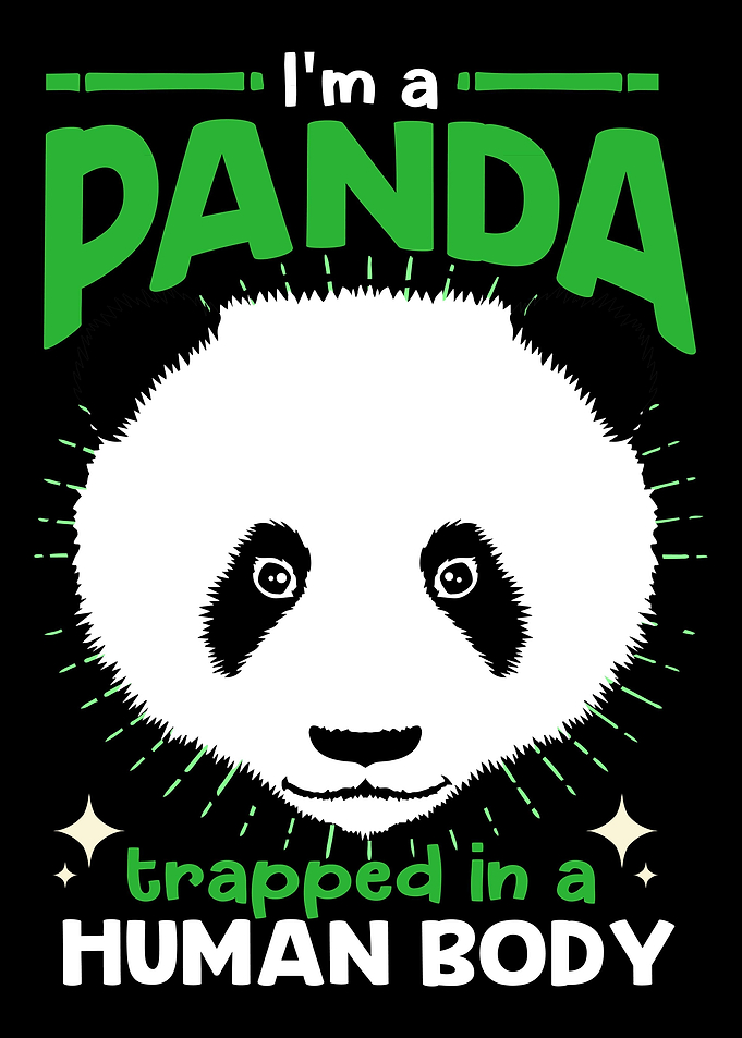 Panda Trapped Human Body
