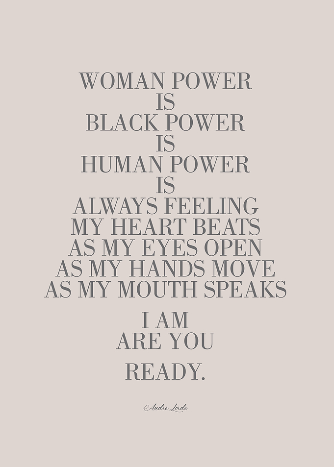 Now by Audre Lorde