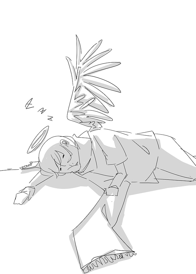 sleeping angel