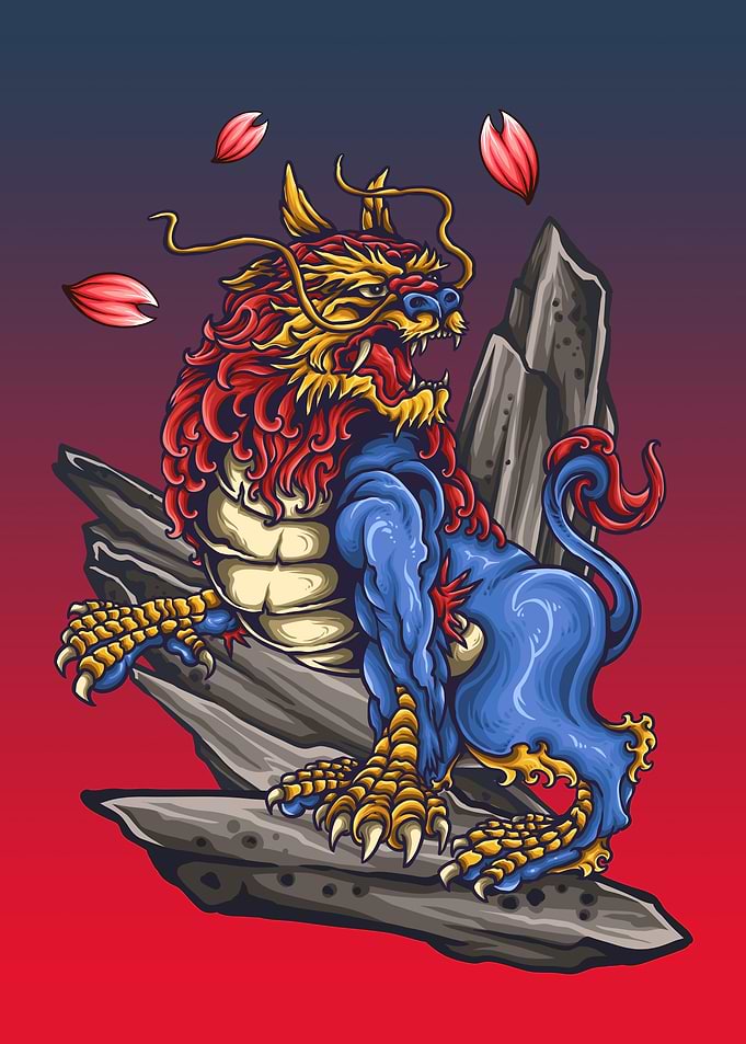 Dragon at the Stone
