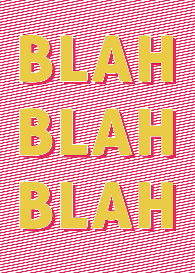 Blah Blah Blah