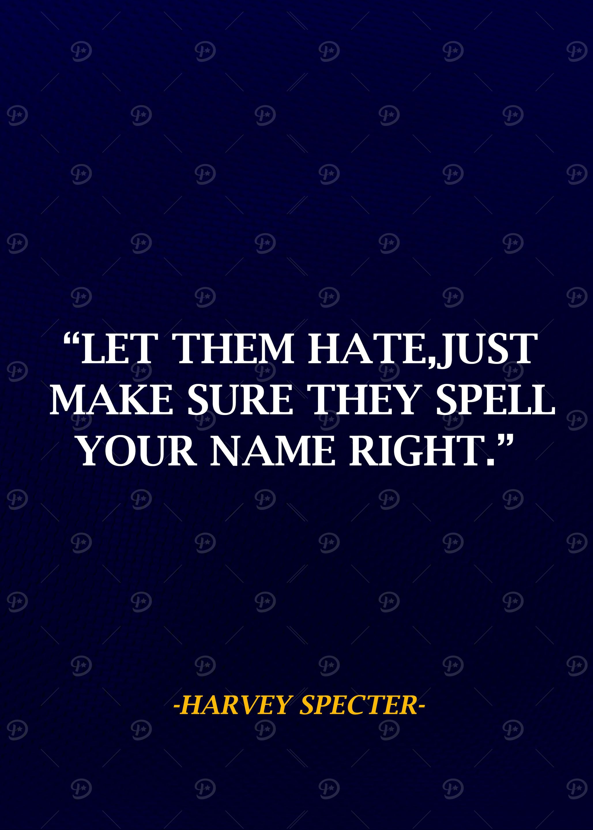 Harvey Specter Qoute