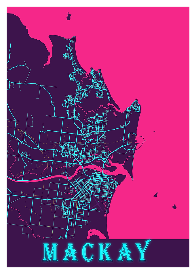 Mackay Neon City Map