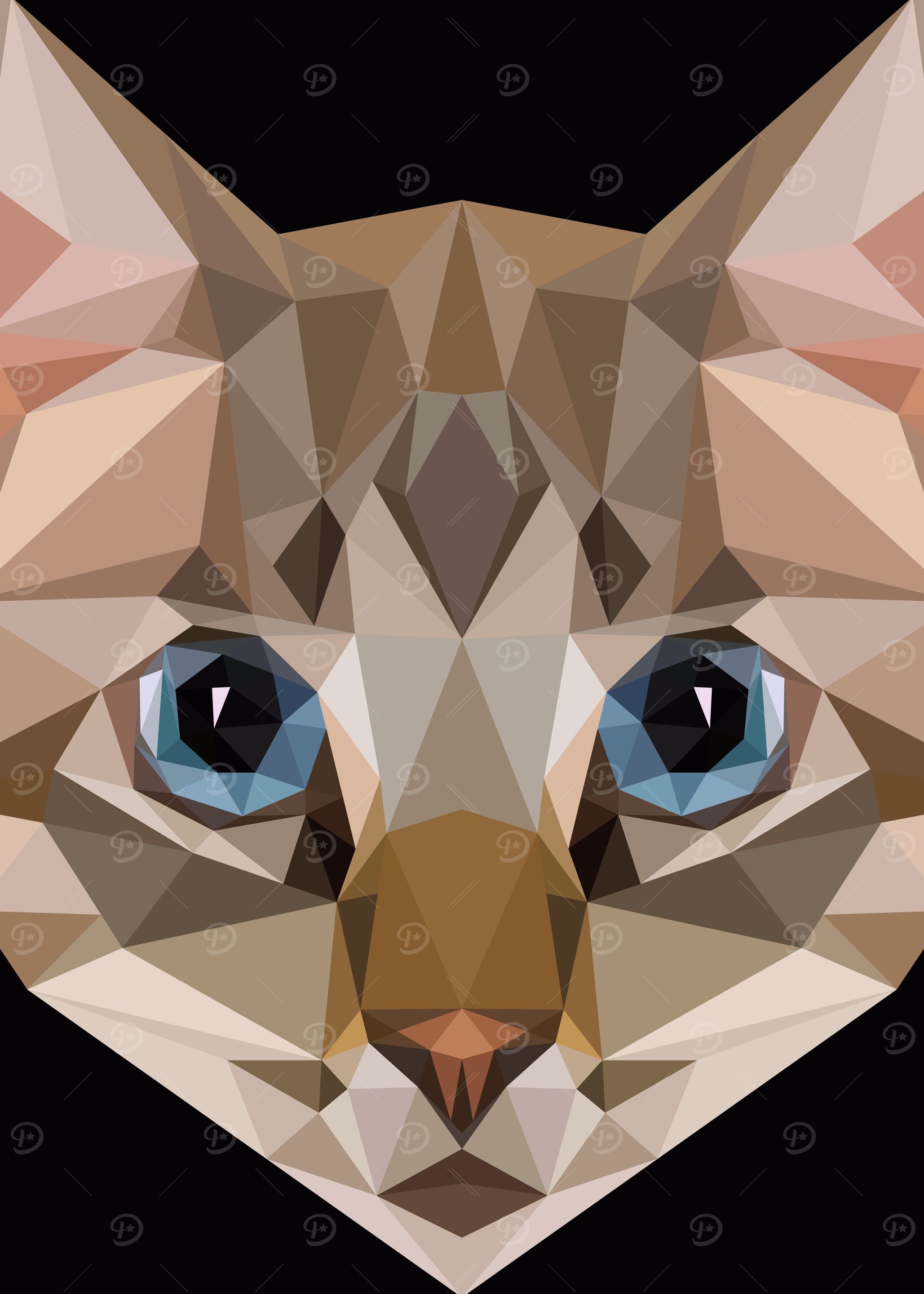 Cat Lowpoly