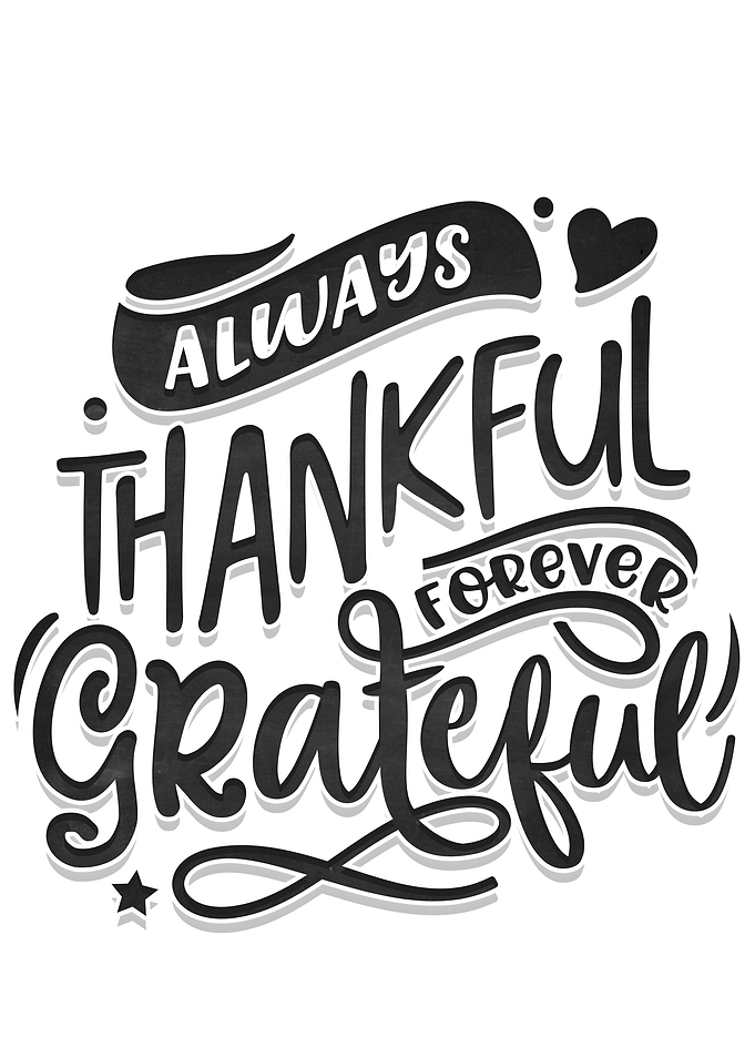 Always thankful