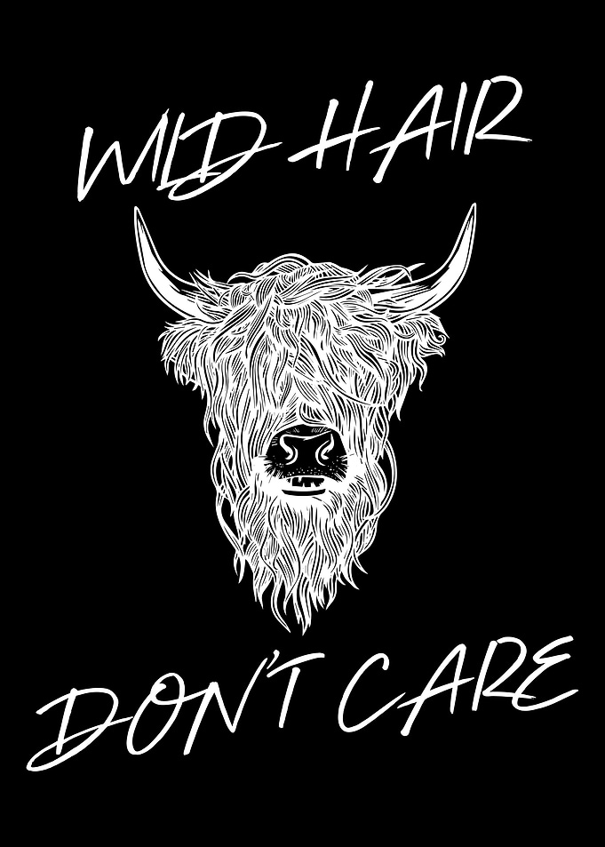 Wild Hair Dont Care Cow