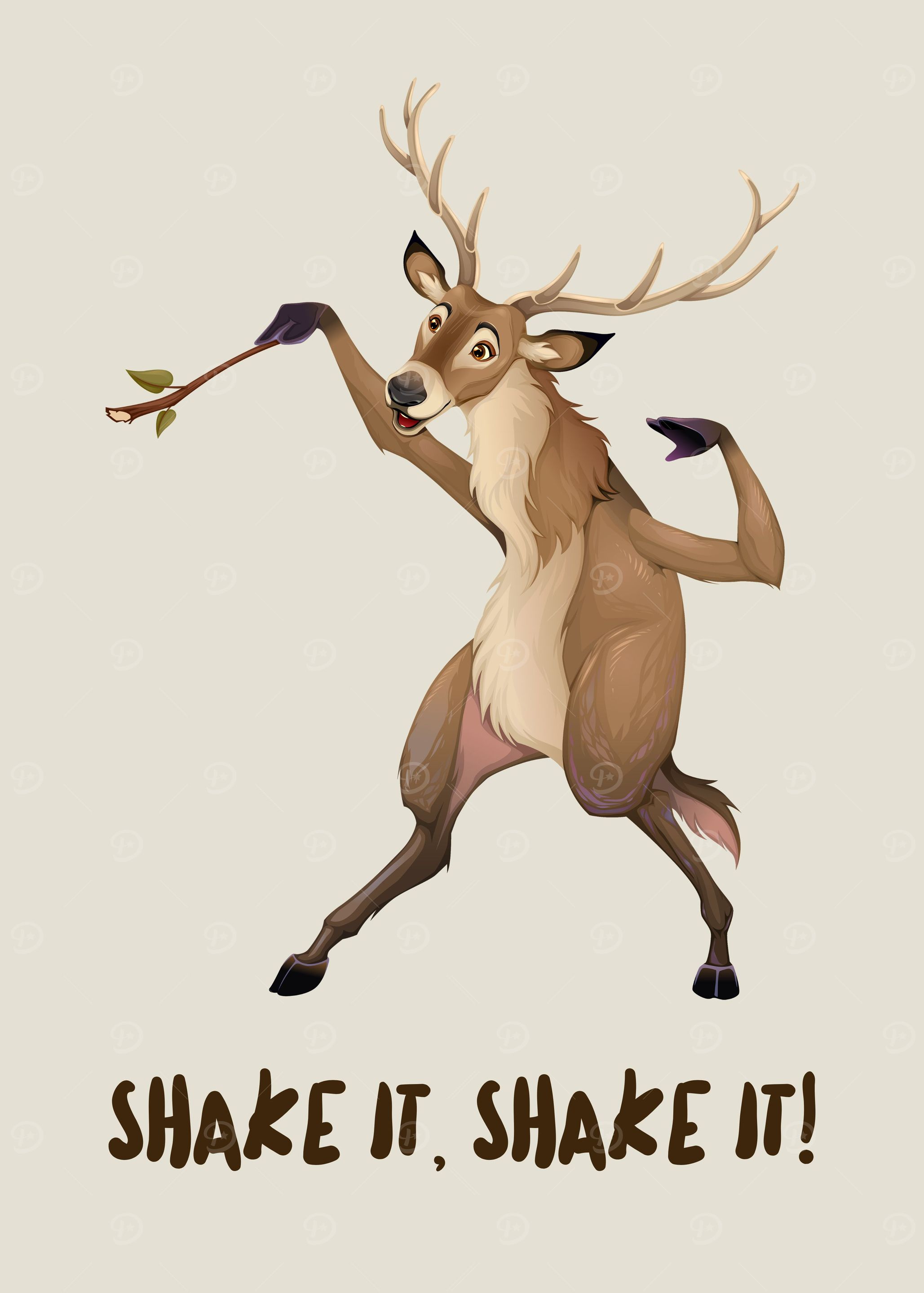 Dancing Reindeer shake it
